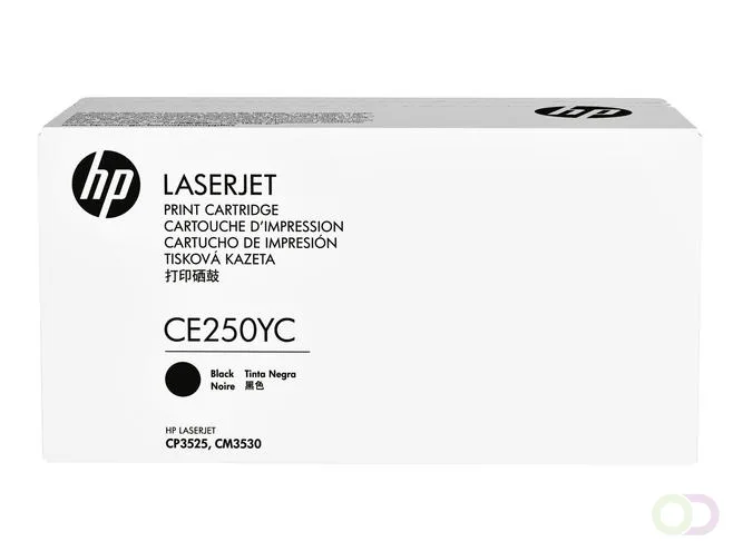 Tonercartridge HP 504Y CE250YC contract 12K zwart de HP – photo produit