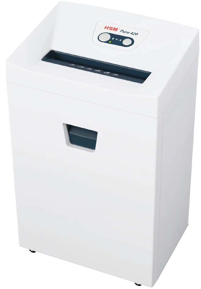 Aktenvernichter PURE 420, Partikelschnitt: 4,5 x 30 mm von HSM – Produktfoto