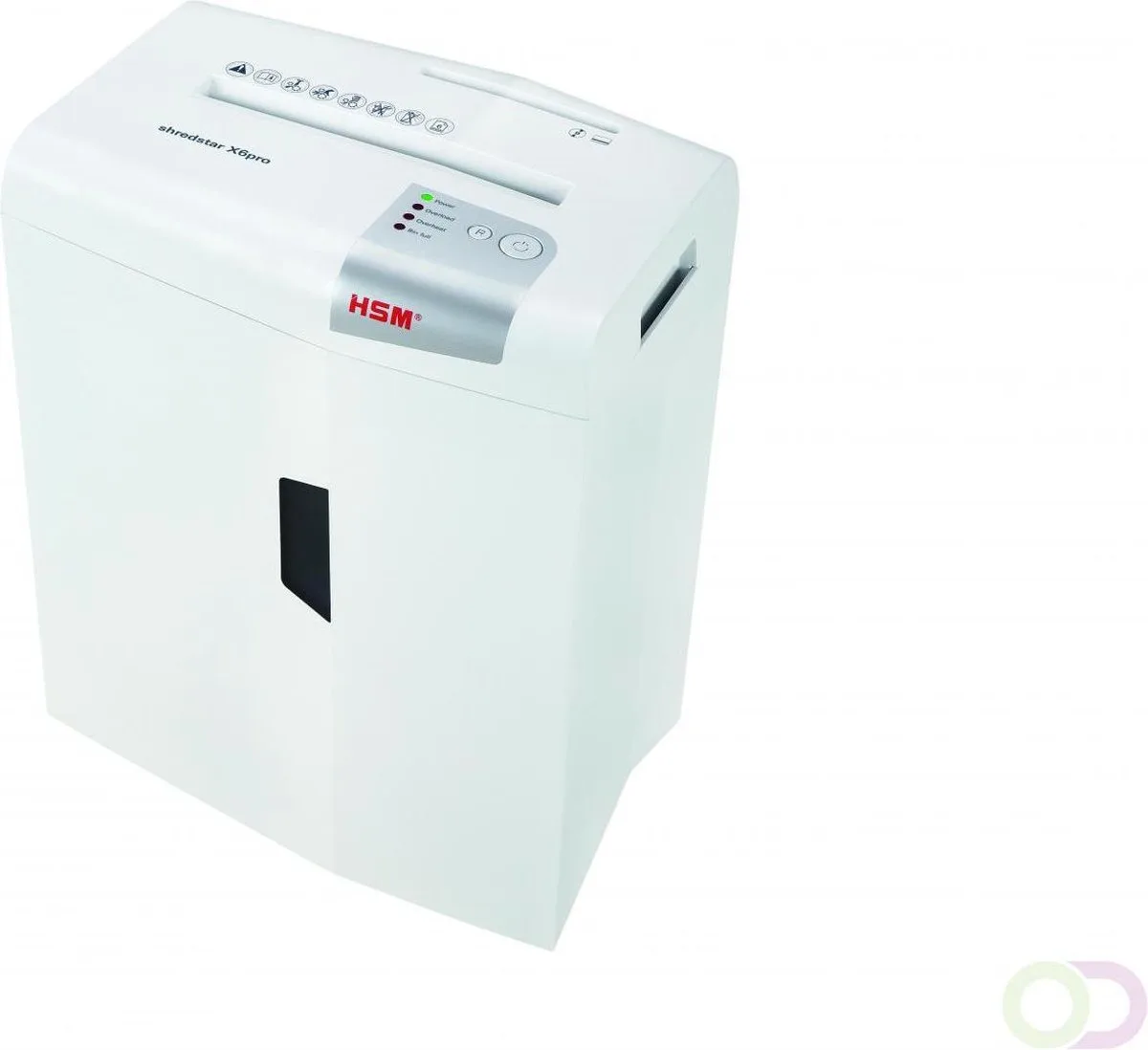 shredstar X6pro - Papierversnipperaar - veiligheidsniveau 5 - snippers - 6 vellen de HSM en Blanc, Argent – photo produit