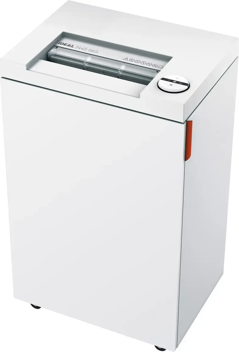 Office 2445 Aktenvernichter 21 Blatt Streifenschnitt 4 mm P-2 35 l Vernichtet auch Büroklammern, Heftklammern van IDEAL – productfoto