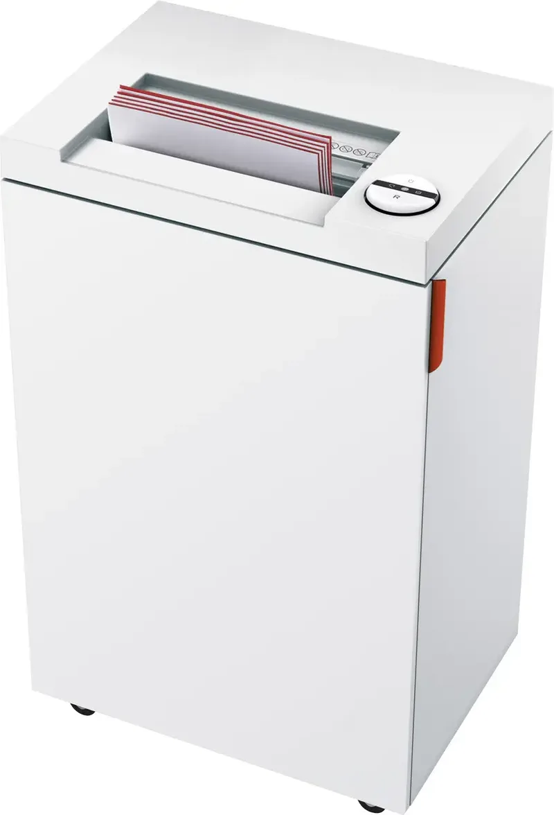 Office 2465 CC 2x15 Aktenvernichter 11 Blatt Partikelschnitt 2 x 15 mm P-5 35 l Vernichtet auch Büroklammern, Heftklammern, Kreditkarten van IDEAL – productfoto