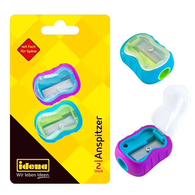 Anspitzer Idena Anspitzer gummiert mit Deckel 2er by Idena – product photo