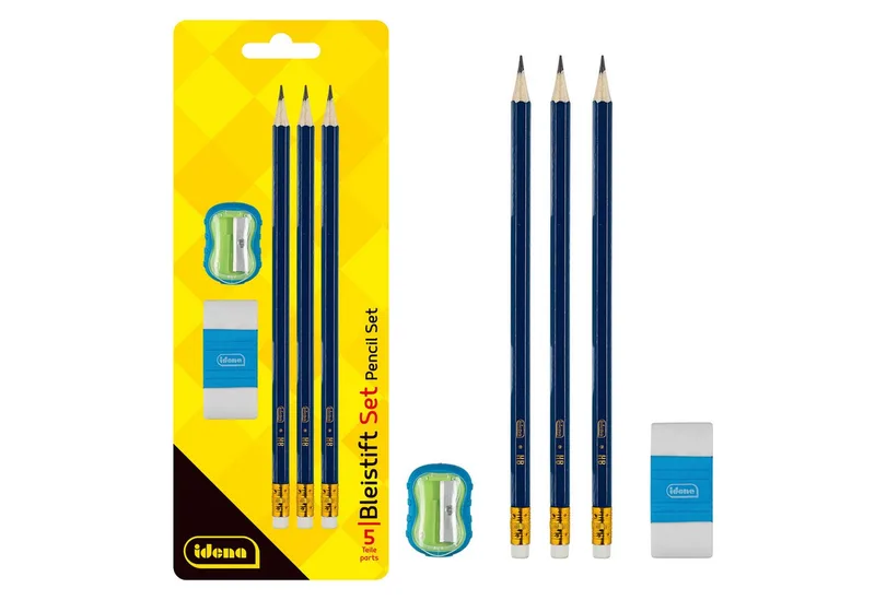 Bleistift Idena Bleistift Set 5 Teile mit Anspitzer und Radierer by Idena in Black – product photo
