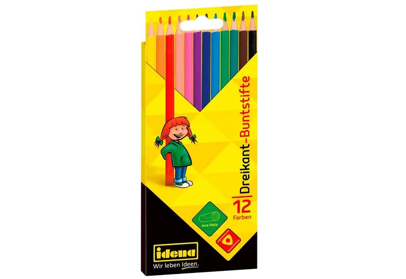 Buntstift Dreikant-Buntstifte - 12 Farben, ergonomische Form by Idena in Multicolour – product photo 2 of 5