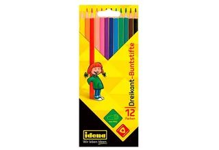 Buntstift Dreikant-Buntstifte - 12 Farben, ergonomische Form by Idena in Multicolour – product photo 3 of 5