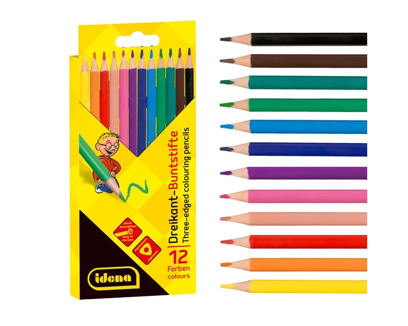 Buntstift Idena 20133 - Buntstifte in 12 Farben van Idena in Meerkleurig – productfoto