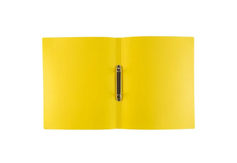 Hefter Idena 10437 - Ringbuch im Format DIN A4, 2-Ring-Mechanik mit 16 mm by Idena in Yellow – product photo