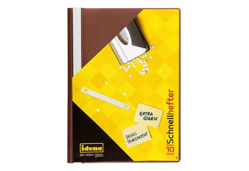 Hefter Idena Schnellhefter A4 PP extra stark by Idena in Brown – product photo