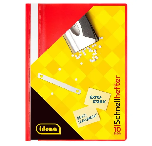 Hefter Idena Schnellhefter A4 PP extra stark