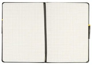 Notizbuch Notizbuch - kariert, DIN A5, Hardcover, 80 g/m² von Idena in Schwarz – Produktfoto 3 von 3