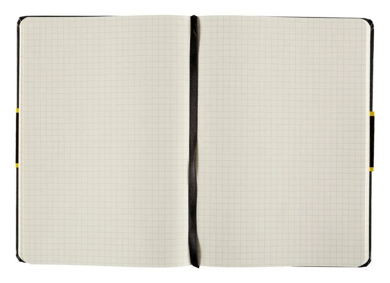 Notizbuch Notizbuch - kariert, DIN A5, Hardcover, 80 g/m² von Idena in Schwarz – Produktfoto 2 von 3
