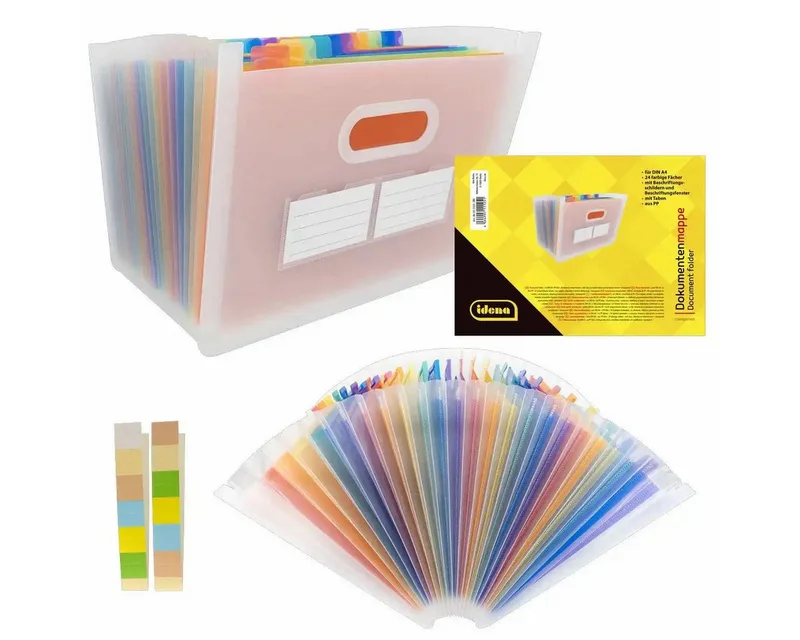 Spiel Idena Dokumentenmappe A4 - 24 Fächer für perfekte Organisation by Idena – product photo