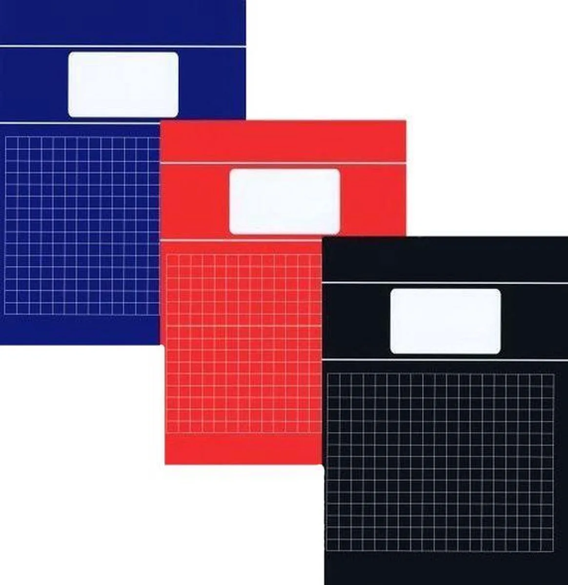 Basic Schriften Ruit 10 mm A4 - Assorti - 5 stuks fra Interstat i Flerfarvet – produktbillede