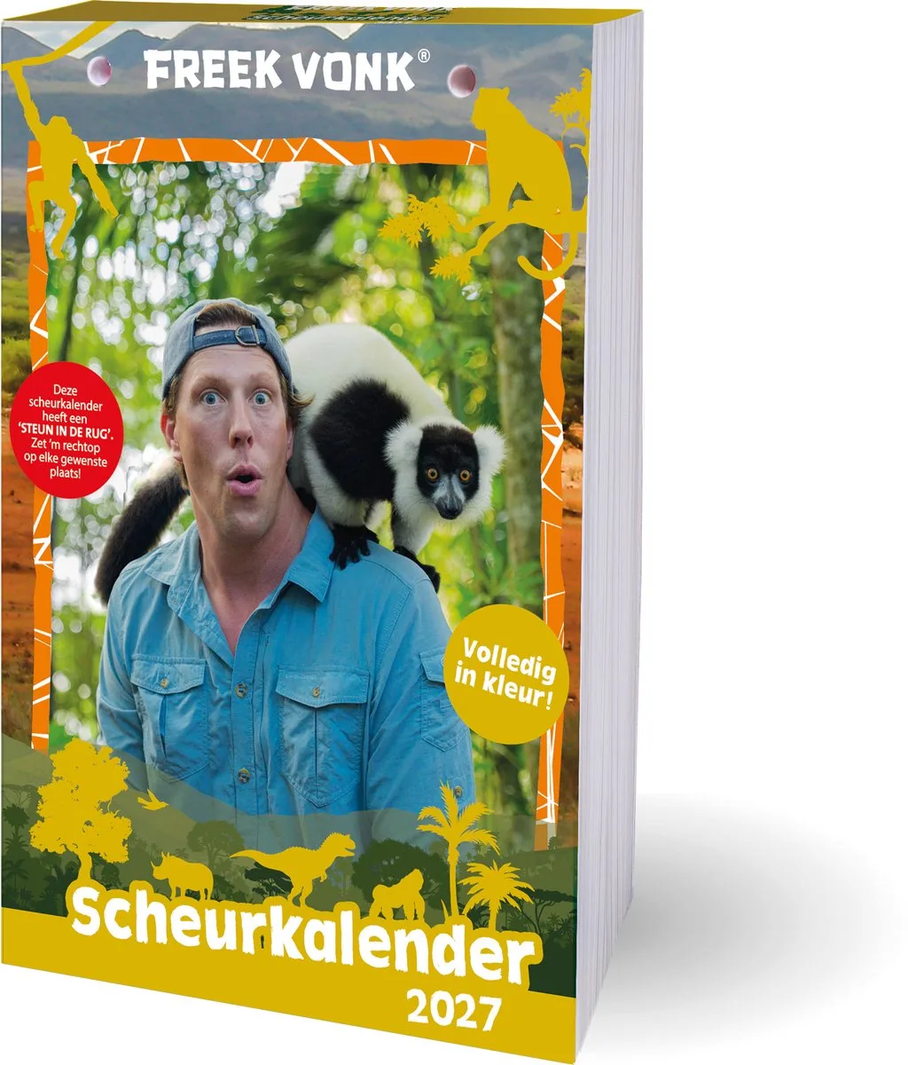 Freek Vonk Scheurkalender 2027 från Interstat i Gul – produktbild