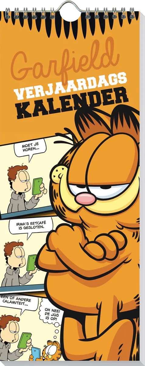 Garfield Verjaardagskalender fra Interstat i Flerfarvet – produktbillede