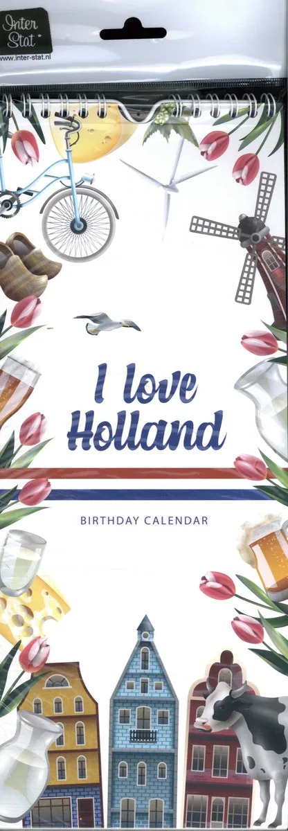 I Love Holland Verjaardagskalender fra Interstat i Gemengd – produktbillede