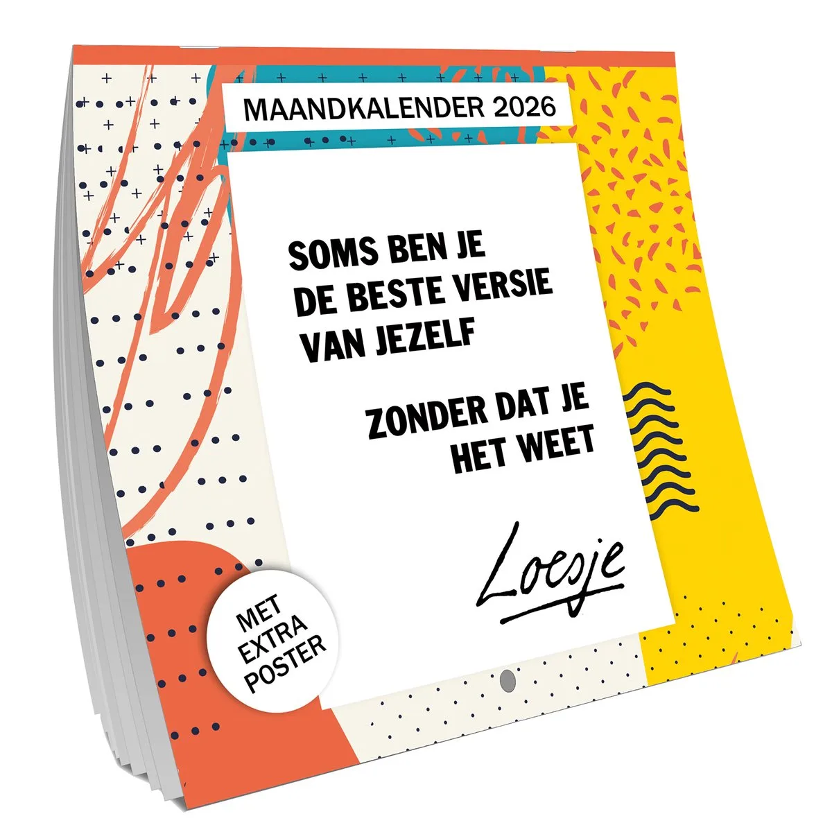 Loesje - Maandkalender - 2026 fra Interstat i Flerfarvet – produktbillede