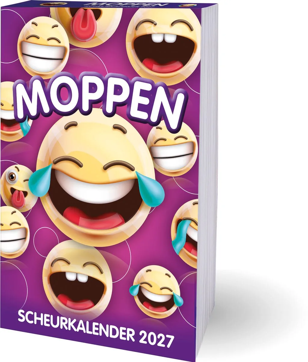 Moppen Scheurkalender 2027 fra Interstat i Lilla – produktbillede