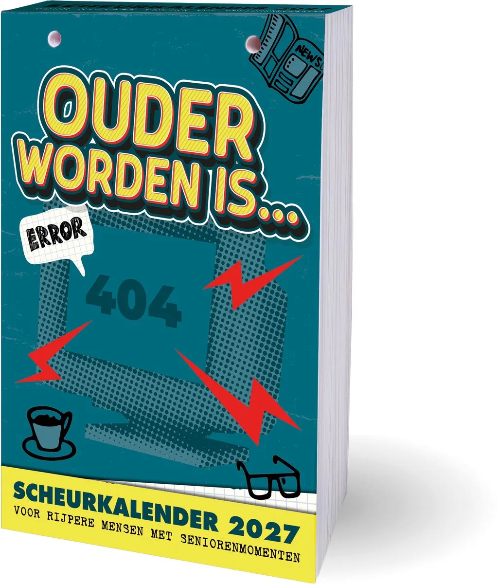 Ouder worden is… Scheurkalender 2027 de Interstat en Rouge – photo produit