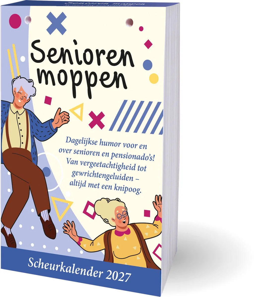 Senioren Moppen Scheurkalender 2027 fra Interstat i Lyserød – produktbillede