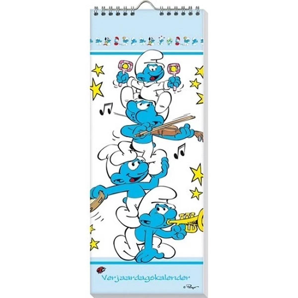Smurfen Classic Verjaardagskalender van Interstat in Blauw – productfoto