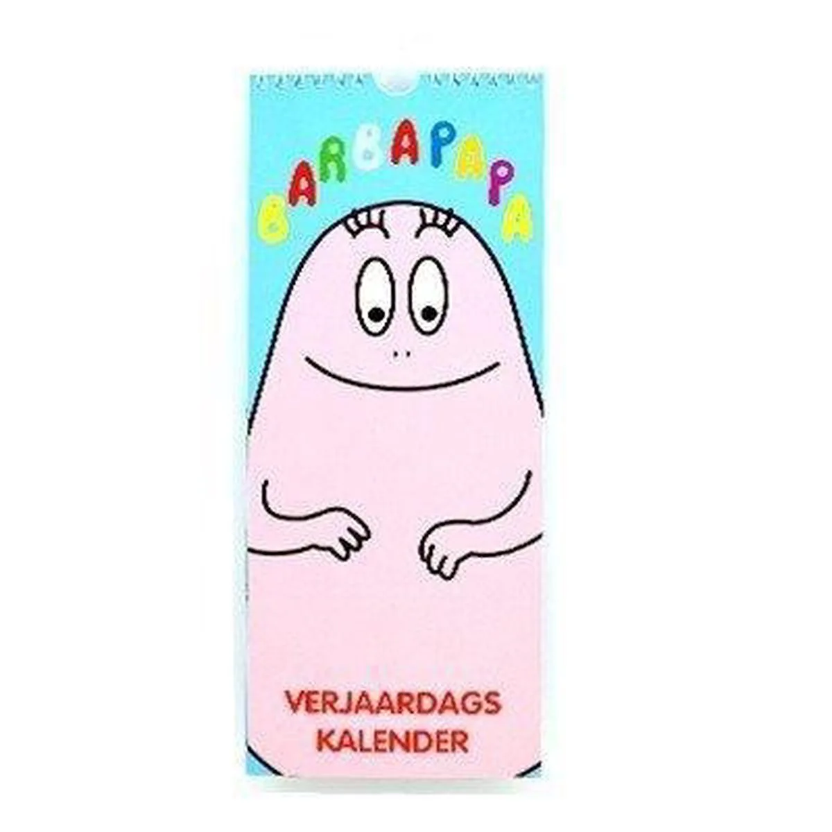 Verjaardagskalender Barbapappa - Geen Jaartal - Ophangbaar -Blauw - 13 x 33 x 0,6 cm fra Interstat i Gemengd – produktbillede