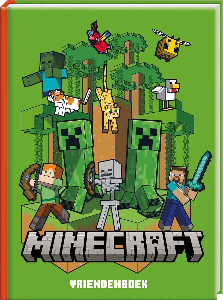 Vriendenboek Minecraft - Boeken - Geschikt voor kinderen fra Interstat i Flerfarvet – produktbillede