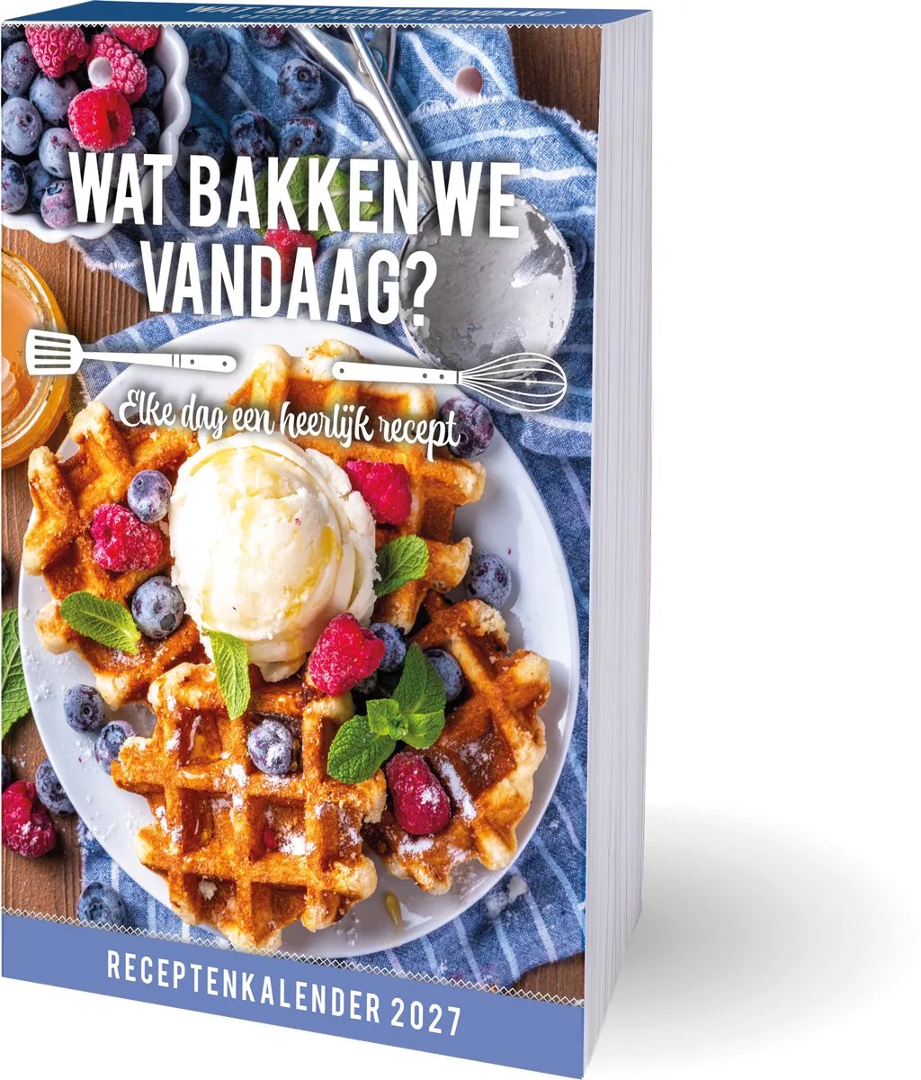 Wat bakken we Vandaag Scheurkalender 2027 fra Interstat i Rød – produktbillede