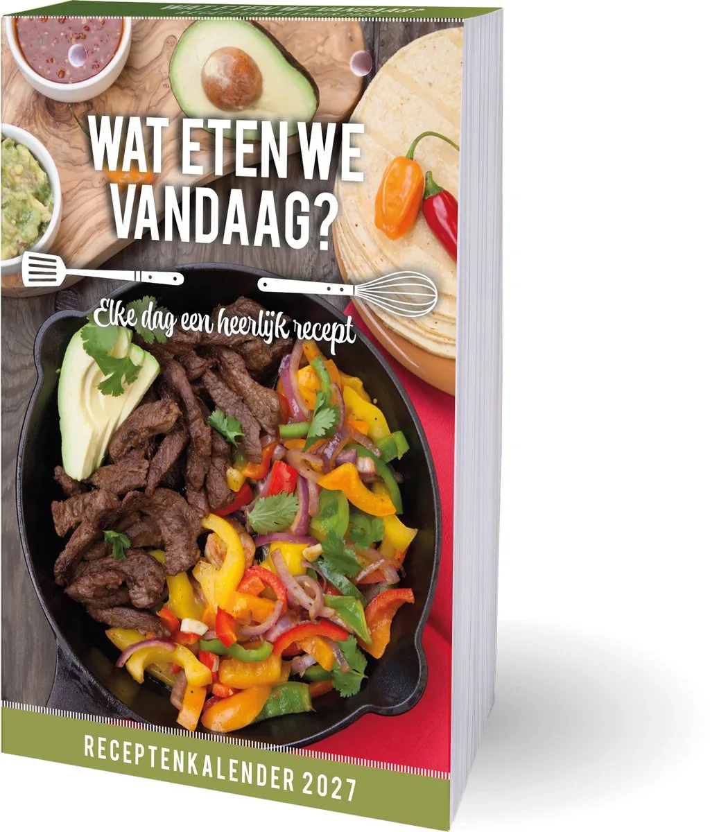 Wat eten we vandaag Scheurkalender 2027 de Interstat en Noir – photo produit