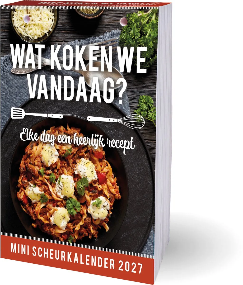 Wat koken we vandaag? mini scheurkalender - 2027 fra Interstat i Grøn – produktbillede