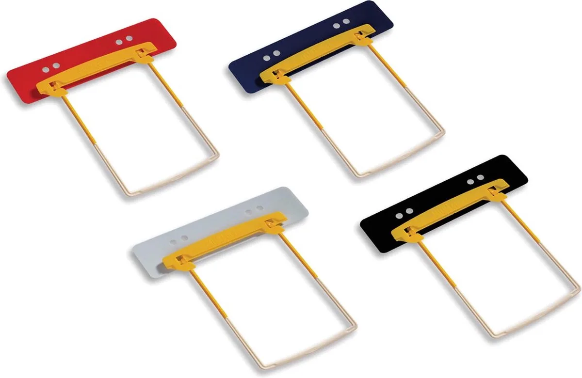 Archiefbeugels Jalema Clip Plus by Jalema in Yellow – product photo