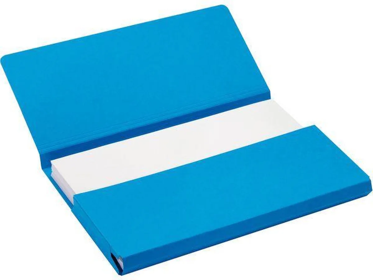 Pocketmap zuurvrij S lor 1-300 vel, A4 (pak 10 stuks) van Jalema in Blauw – productfoto