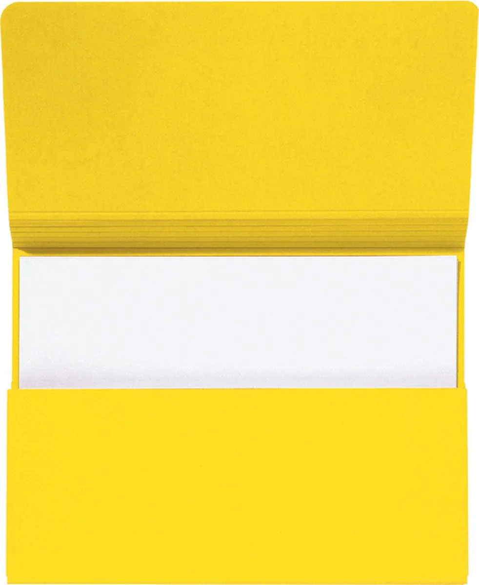 Pocketmap zuurvrij Secolor 1-300 vel, folio (pak 10 stuks) de Jalema en Jaune – photo produit