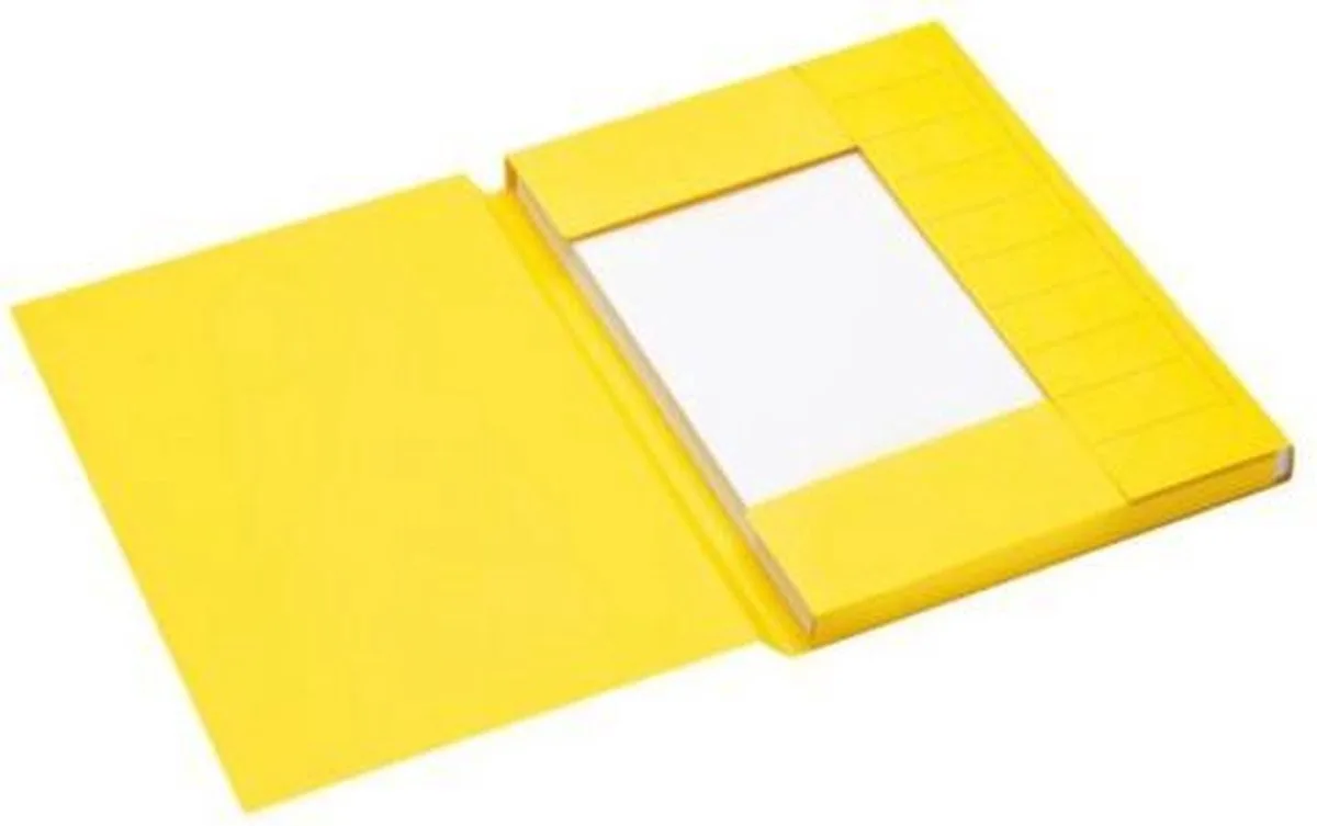 Secolor Dossiermap A4 - pak 25 stuks by Jalema in Yellow – product photo
