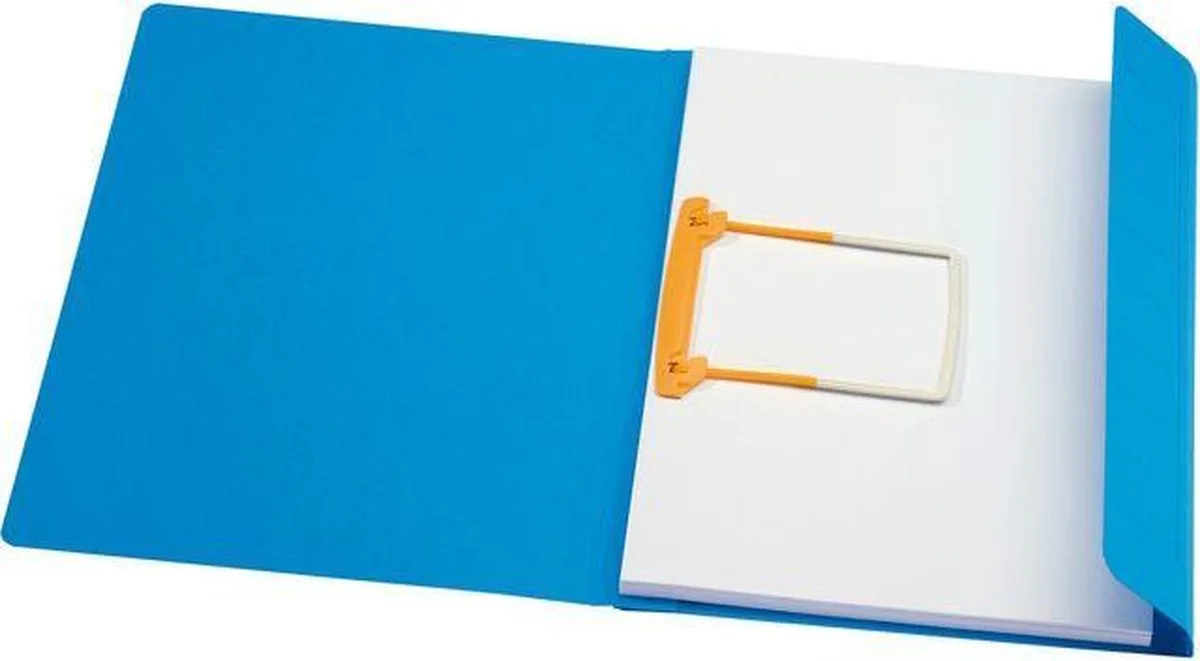 Secolor Snelhechtmap Folio, Zuurvrij Karton, 250 vel, (pak 10 stuks) by Jalema in Blue – product photo