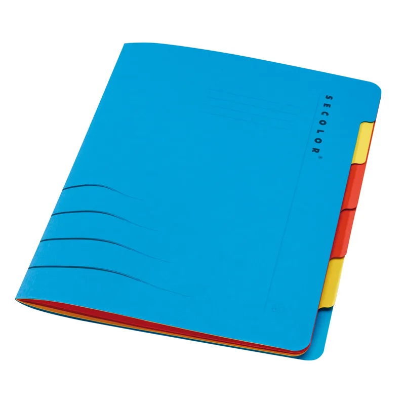 Sorteermap secolor sixtab 6 tabbladen recy bl | 50 stuks van Jalema – productfoto