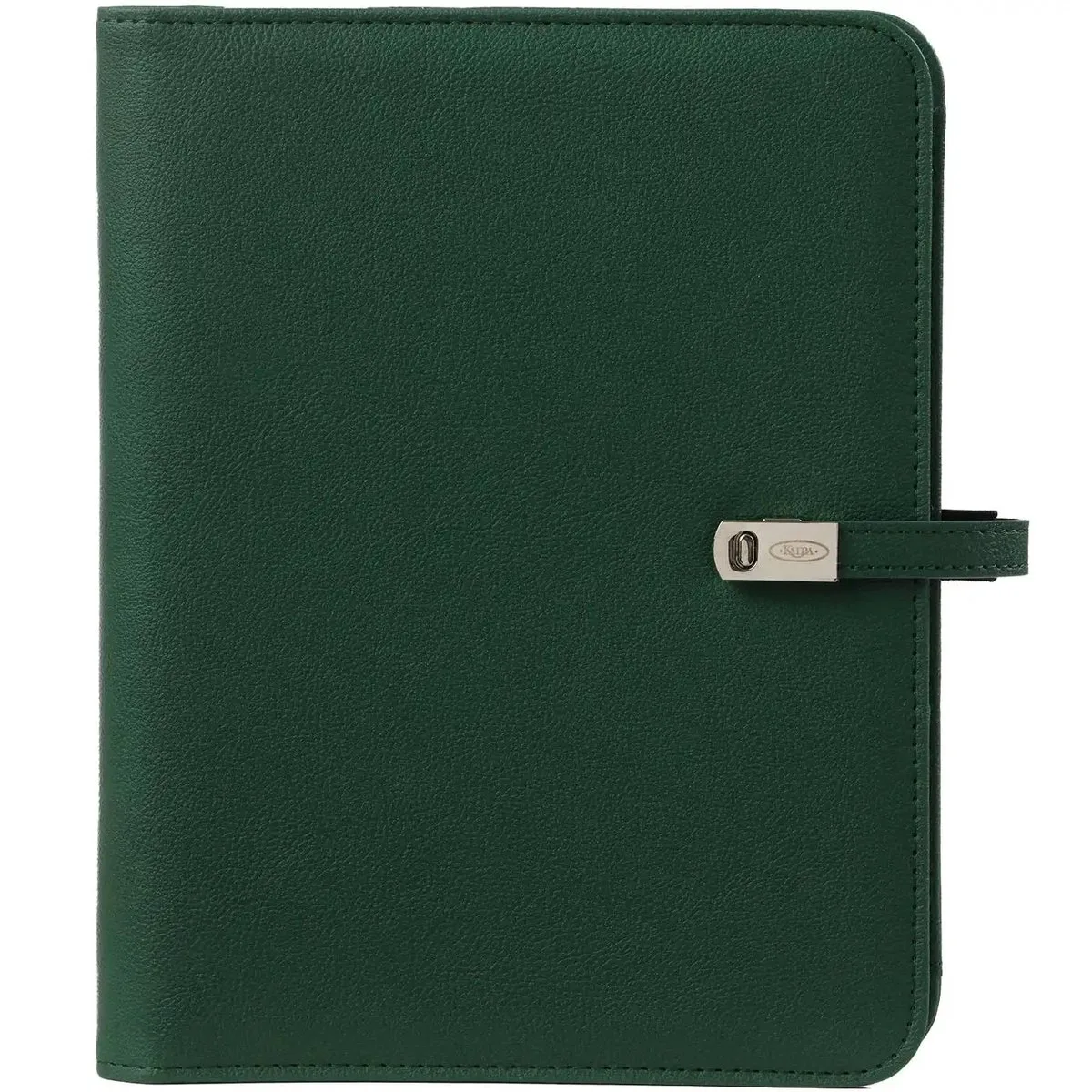 1011-19 A5 Ringagenda Organizer Groen 1 week per 2 paginas 2026-2027-2028 fra Kalpa i Nerf Bosgroen – produktbillede