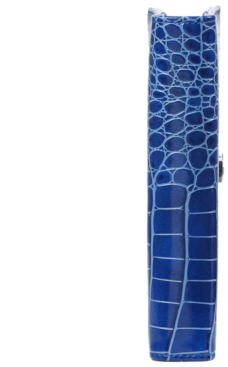 1111-07 hervulbare Personal Organizer 1 week per 2 paginas 2026-2027-2028 fra Kalpa i Croco Mediterraan Blauw – produktbillede