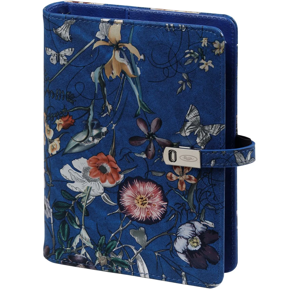 1111-30 Personal Organizer Zee van bloemen blauw 1 week per 2 paginas 2026-2027-2028 de Kalpa en Bloemenzee Blauw – photo produit