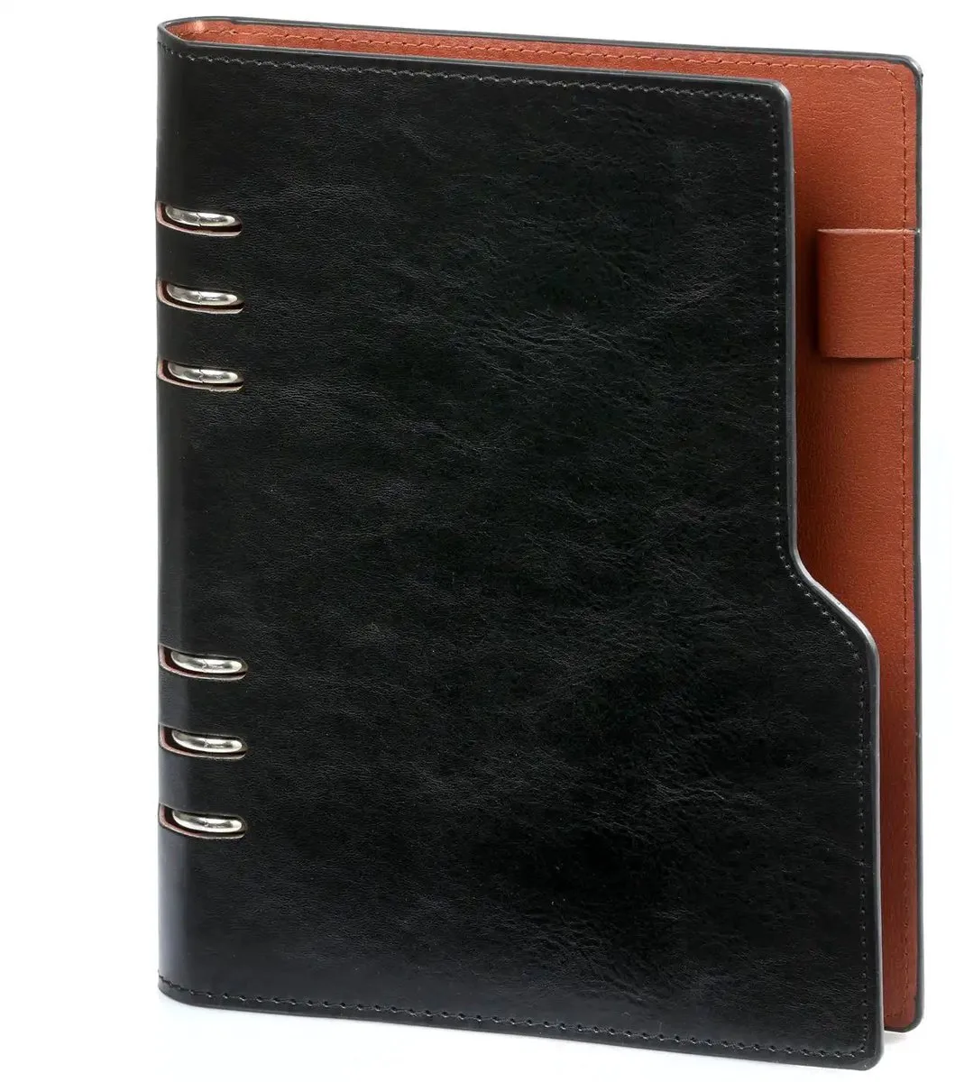 1116-60 Clipbook Personal Ringband Planner Pullup Zwart 1 week per 2 paginas 2026-2027-2028 de Kalpa en Pullup Zwart Compact – photo produit