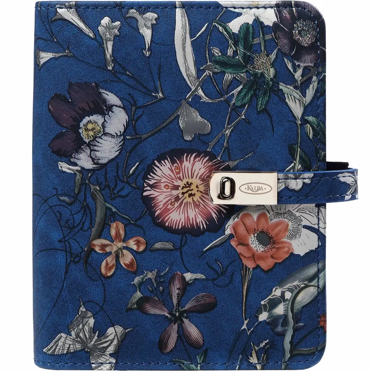 1311-30 organizer 1 week per 2 paginas 2026-2027-2028 fra Kalpa i Bloemenzee Blauw – produktbillede