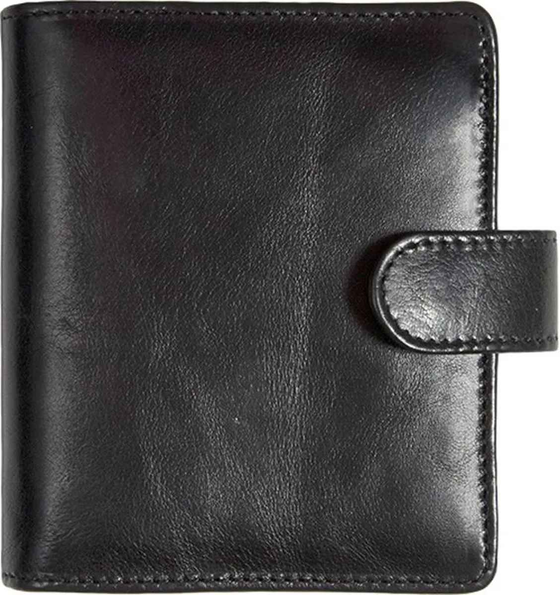 1311-I Pocket organizer – klassiek zwart leer 1 week per 2 paginas 2026-2027-2028 fra Kalpa i Classic zwart – produktbillede