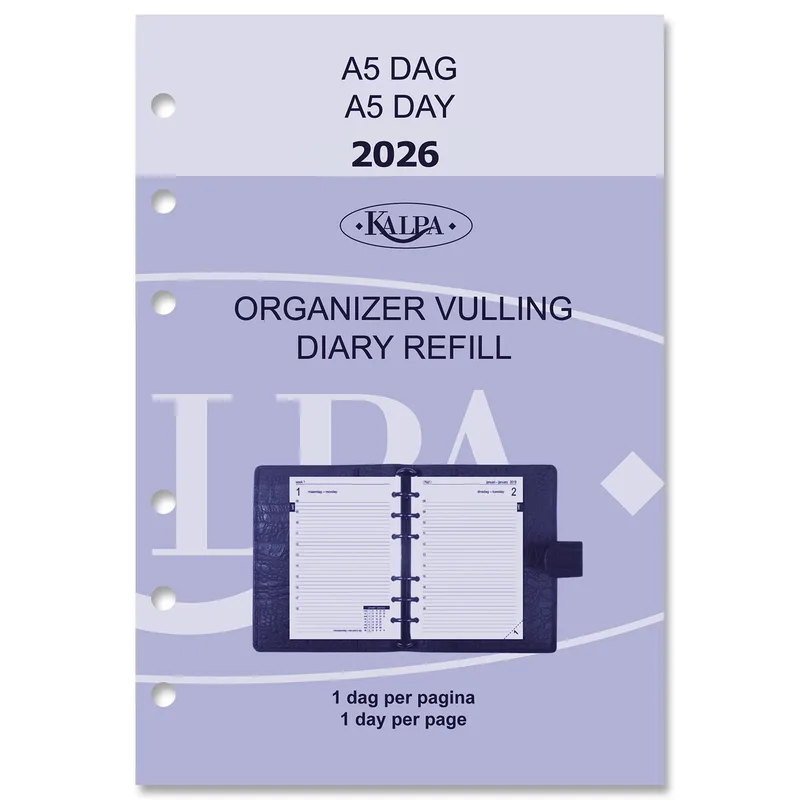 Agendavulling 2027 kalpa a5 1dag/1pagina by Kalpa – product photo