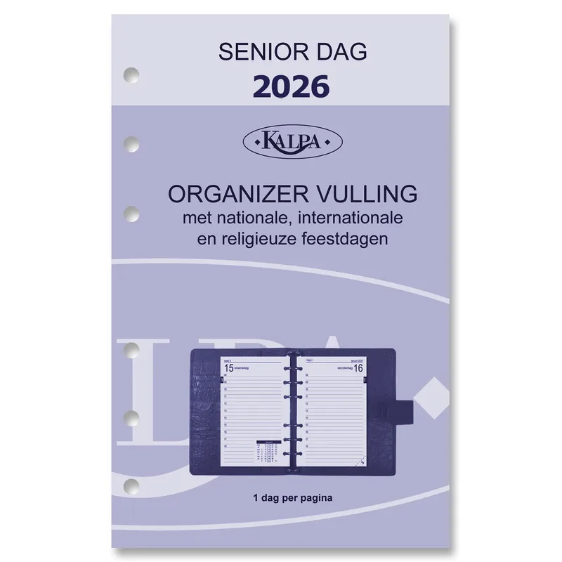 Agendavulling 2027 kalpa senior 1dag/1pagina van Kalpa – productfoto