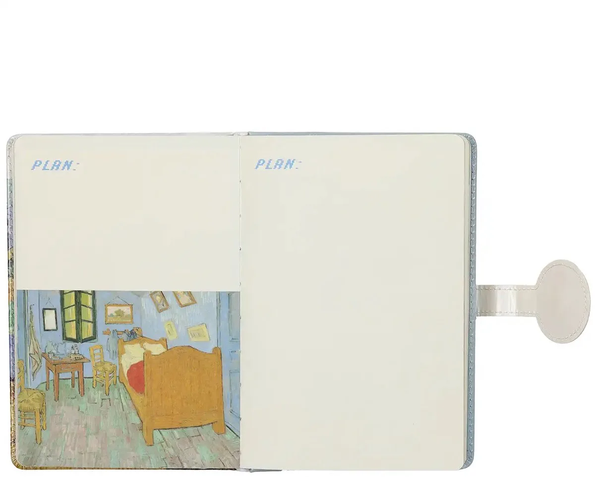 D6311-2 Van Gogh-kunst notitieboek – Lichtblauwe editie ‘Iedereen is een artiest in het leven’ de Kalpa en Blanc – photo produit