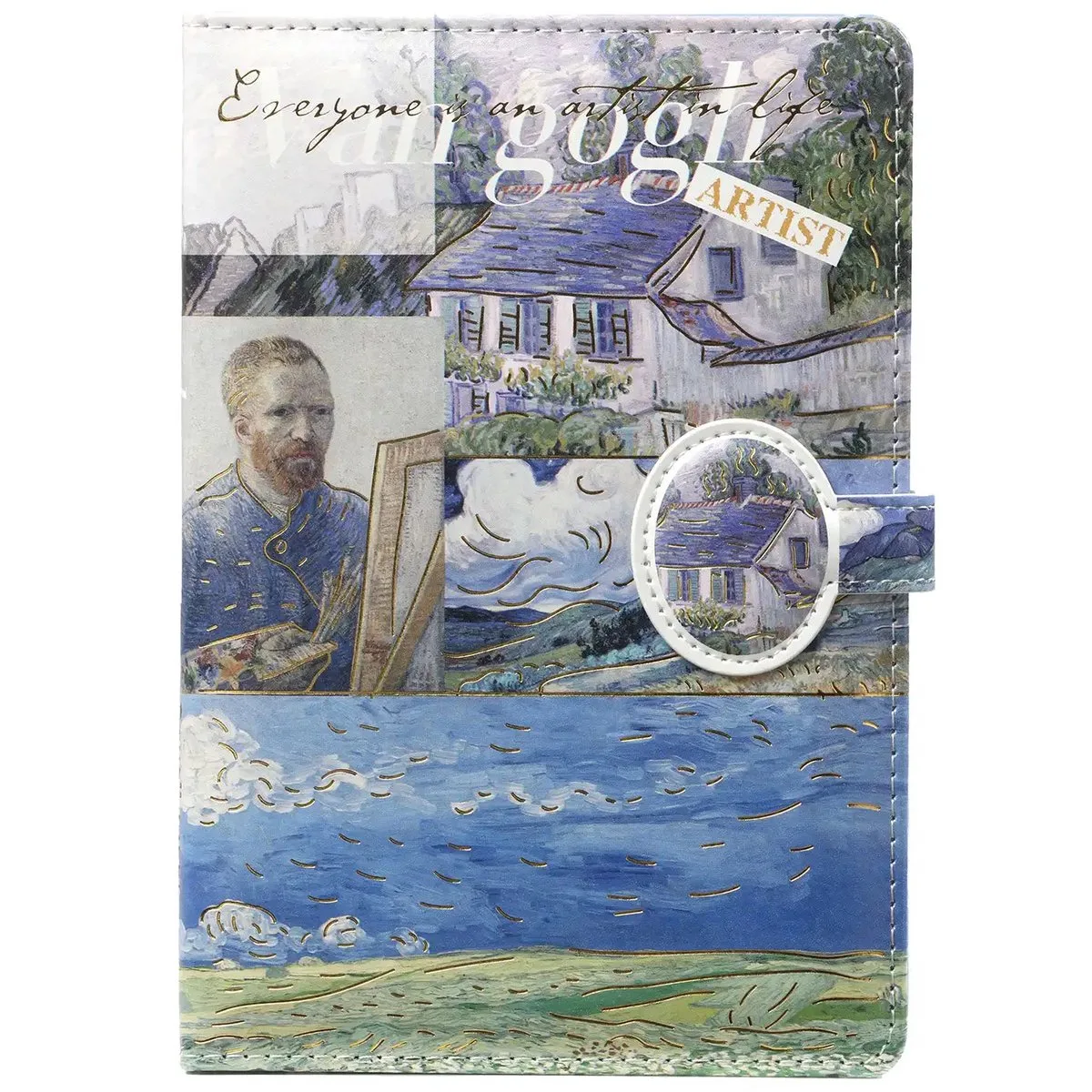 D6311-4 Van Gogh-kunst notitieboek – Hemelsblauwe editie “The Painter’s View”. de Kalpa en Blanc – photo produit