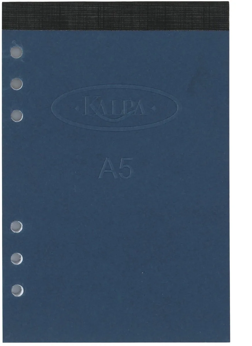 Kalpa 6200-10 A5 Schrijfblok gelinieerd papier voor A5 Organizer fra Kalpa i Hvid – produktbillede