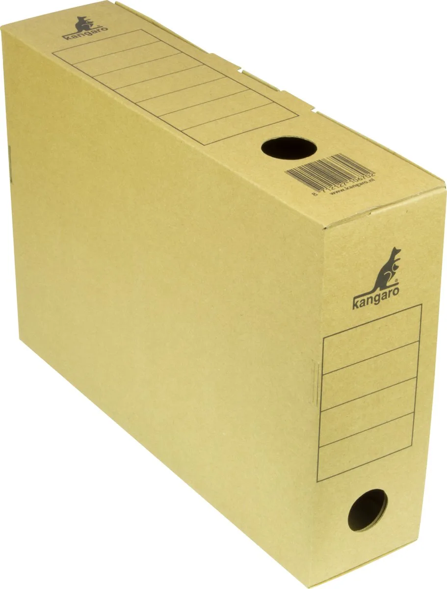 archiefdoos - A4 - 32x23x8cm - karton - 25 stuks de Kangaro en Marron – photo produit