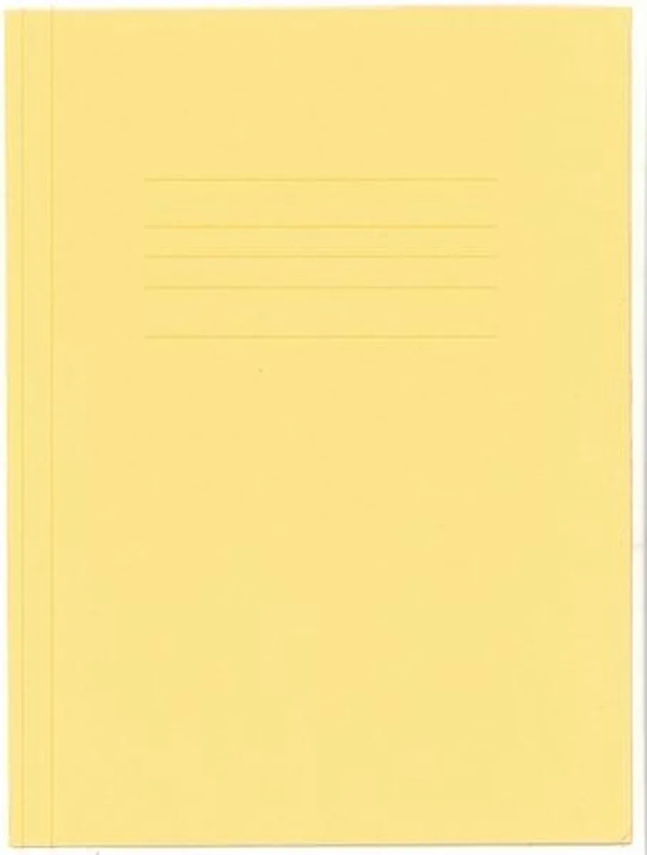 dossiermap - folio - 240 grams recycled karton van Kangaro in Geel – productfoto