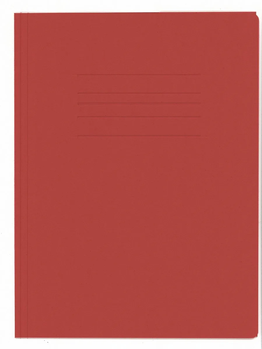 dossiermap - folio - 240 grams recycled karton van Kangaro in Rood – productfoto